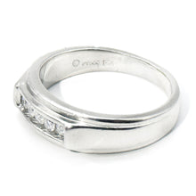 $3900 0.40Ct Platinum Diamond Men's Wedding Band