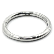 $1270 Platinum .950 Women's Shiny Comfort Fit 2mm Wedding Band Ring Size 6