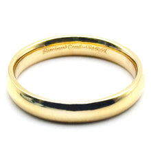 $2800 18Kt Yellow Gold Men's Wedding Band 4mm Size 9.5