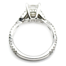 $14800 1.49Ct White Gold EGL Princess Cut Certified Engagement Ring 18Kt