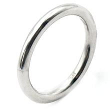 $2900 Platinum Comfort Fit Women's 2.5mm Shiny Finish Wedding Band Ring Size 6