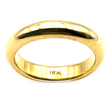 $2,800 18Kt Yellow Gold Women's Wedding Band 4mm Size 6.5