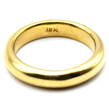 $2,800 18Kt Yellow Gold Women's Wedding Band 4mm Size 6.5