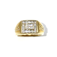$4500 0.75 Ct Yellow Gold Diamond Men's Fashion Ring 14 Kt - Esmeralda Jewels 