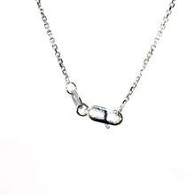 $3500 0.42Ct Tear Drop Solitaire Diamond Necklace 14Kt White Gold - Esmeralda Jewels 