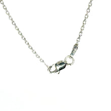 $4900 0.55Ct Vintage Tear Drop Solitaire Diamond Necklace 14Kt White Gold - Esmeralda Jewels 