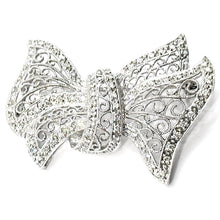 $3500 0.60Ct White Gold Diamond Butterfly Brooch Pin 14Kt