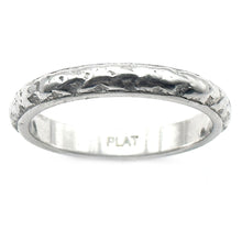 $2900 Platinum Antique 1950's Women's 3mm Wedding Band Ring Size 6