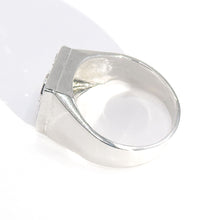 $7500 1.04 Ct Men's Diamond Ring 14Kt White Gold - Esmeralda Jewels 