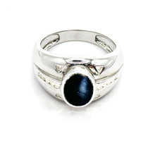 $2900 0.20 Ct White Gold Diamond and Onyx Men's Ring 14Kt - Esmeralda Jewels 