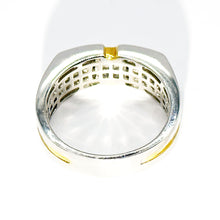 0.75Ct Two Tone Men's Solitaire Diamond Ring 14Kt - Esmeralda Jewels 